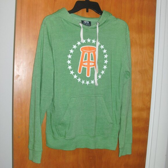 J America Green Barstool Sports Hoodie Pullover Sweatshirt The Original Stool M - Picture 1 of 2